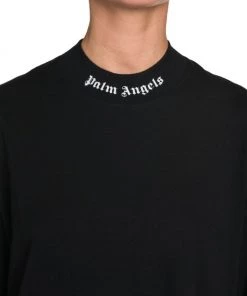 Palm Angels Contrast Logo T-Shirt Dress -Palm Angels Sales Store unnamed file 553