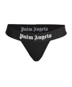 Palm Angels Classic Banded Logo Thong