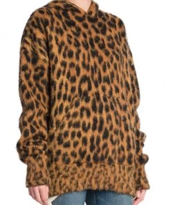Palm Angels Brushed Leopard-Print Hoodie -Palm Angels Sales Store unnamed file 573
