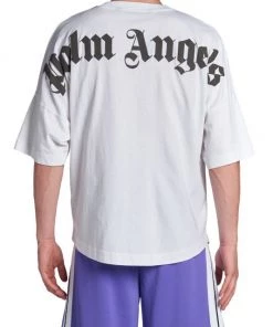 Palm Angels Classic Logo Over Tee White Black For Men 12 Palm Angels Classic Logo Over Tee White Black For Men -Palm Angels Sales Store unnamed file 650
