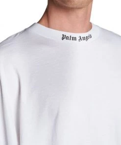Palm Angels Classic Logo Over Tee White Black For Men 13 Palm Angels Classic Logo Over Tee White Black For Men -Palm Angels Sales Store unnamed file 651