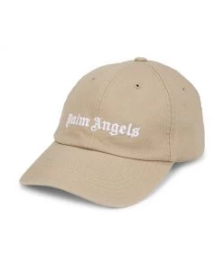 Palm Angels Logo Cotton Baseball Cap For Men