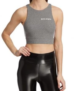 Palm Angels Training Track Cropped Tank Top -Palm Angels Sales Store unnamed file 686