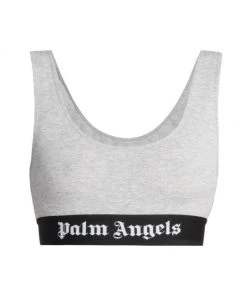 Palm Angels Classic Logo-Hem Bra