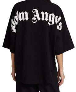 Palm Angels Oversized Classic Logo T-Shirt -Palm Angels Sales Store unnamed file 734