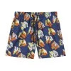 Palm Angels X Vilebrequin Monogram Print Swim Shorts For Men