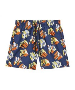 Palm Angels X Vilebrequin Monogram Print Swim Shorts For Men