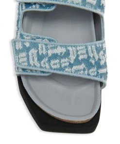 Palm Angels Monogram Denim Platform Sandals -Palm Angels Sales Store unnamed file 745