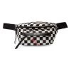 Palm Angels Checkerboard Printed Canvas & Leather Belt Bag For Men