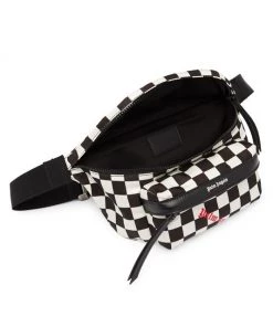 Palm Angels Checkerboard Printed Canvas & Leather Belt Bag For Men -Palm Angels Sales Store unnamed file 767