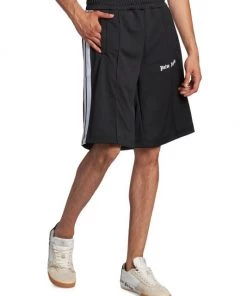 Palm Angels Classic Track Shorts Black White For Men 11 Palm Angels Classic Track Shorts Black White For Men -Palm Angels Sales Store unnamed file 772
