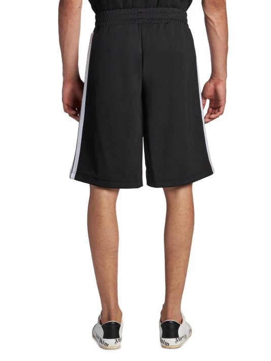 Palm Angels Classic Track Shorts Black White For Men 7 Palm Angels Classic Track Shorts Black White For Men - Image 5