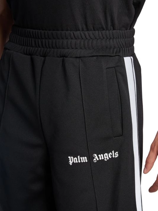 Palm Angels Classic Track Shorts Black White For Men 8 Palm Angels Classic Track Shorts Black White For Men - Image 6