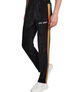 Palm Angels Chenille Cotton-Blend Track Pants For Men -Palm Angels Sales Store unnamed file 778
