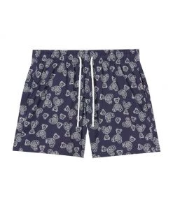 Palm Angels X Vilebrequin Bandana-Inspired Swim Shorts For Men