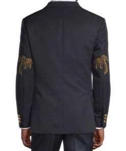 Palm Angels Palm Double-Breasted Blazer For Men -Palm Angels Sales Store unnamed file 804