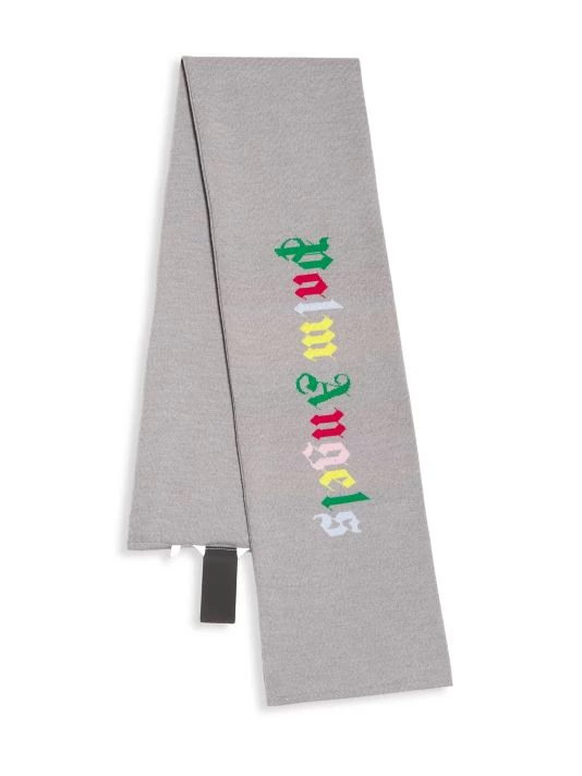 Palm Angels Classic Logo Scarf For Kids 3 Palm Angels Classic Logo Scarf For Kids