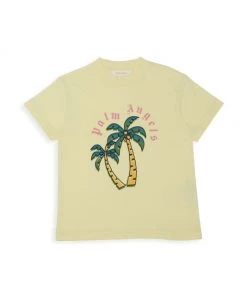 Palm Angels Little Girl's & Girl's Palm Tree Graphic T-Shirt For Kids