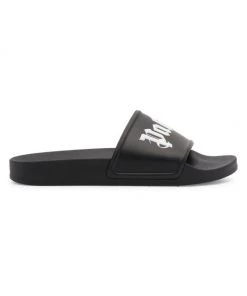 Palm Angels Logo Pool Slide Sandals For Men