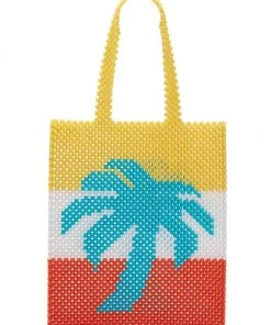 Palm Angels Beaded Logo Tote Bag