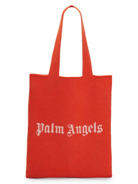 Palm Angels Knit Logo Tote 3 Palm Angels Knit Logo Tote