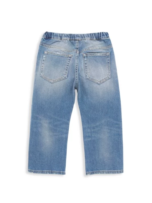 Palm Angels Little Boy's & Boy's Logo Over Five-Pocket Jeans For Kids 5 Palm Angels Little Boy's & Boy's Logo Over Five-Pocket Jeans For Kids - Image 3