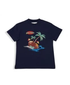 Palm Angels Little Boy's & Boy's Coconut T-Shirt For Kids