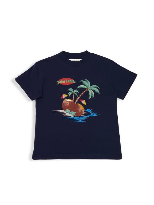 Palm Angels Little Boy's & Boy's Coconut T-Shirt For Kids 3 Palm Angels Little Boy's & Boy's Coconut T-Shirt For Kids