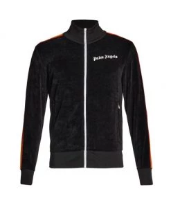 Palm Angels Chenille Cotton-Blend Track Jacket For Men