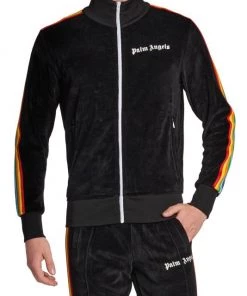 Palm Angels Chenille Cotton-Blend Track Jacket For Men -Palm Angels Sales Store unnamed file 918