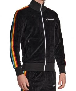 Palm Angels Chenille Cotton-Blend Track Jacket For Men -Palm Angels Sales Store unnamed file 919