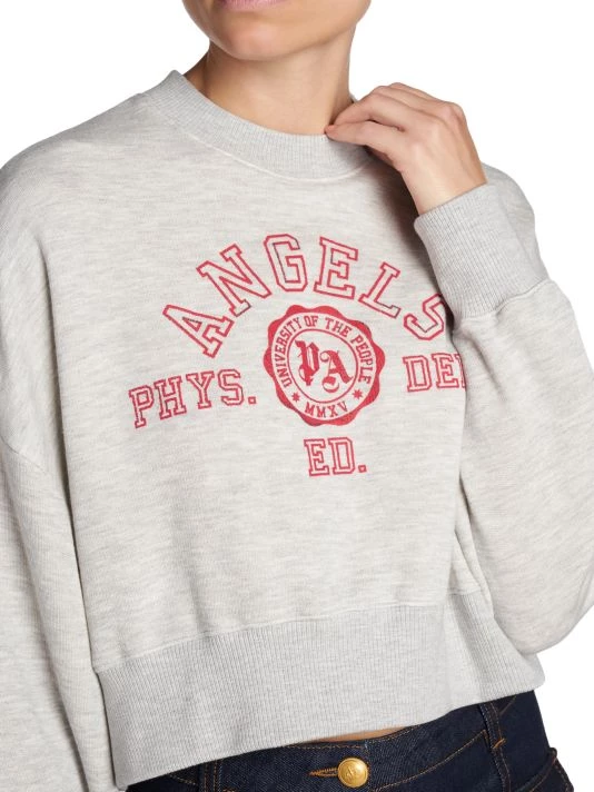 Palm Angels College Cropped Sweatshirt 6 Palm Angels College Cropped Sweatshirt - Image 5