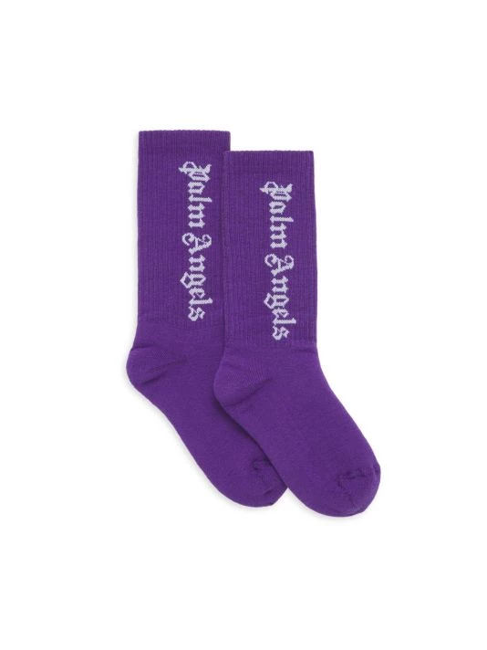 Palm Angels Kid's Classic Logo Socks For Kids 3 Palm Angels Kid's Classic Logo Socks For Kids
