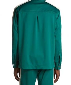 Palm Angels Logo Cotton Long-Sleeve Track Shirt For Men -Palm Angels Sales Store unnamed file 961